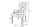 Polsterstuhl mit Armlehne Beige aus Stoff Holz Chesterfield