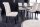 Esszimmerstuhl Beige Schwarz Chesterfield Stoff Holz