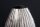 Deko Vase Metall H: 32 cm in Silber Handarbeit Hammerschlag