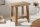 Sitzhocker Holz massiv gebogene Sitzfläche Shabby Chic