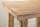Sitzhocker Holz massiv gebogene Sitzfläche Shabby Chic