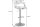 Barhocker höhenverstellbar Stoff Holzfurnier in Beige Natur