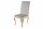Esszimmerstuhl Samt Edelstahl Barock Design in Grau Gold