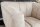 Samtsessel Beige Creme 105 cm breit Ziernähte Retro