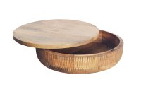 Dekoschale Holz massiv Unikat Handarbeit Ø 38 cm...