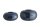 Dekovase 2er Set aus Eisen emailliert in Marmor Optik