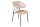 Esszimmerstuhl Samt Metall in Creme Beige Schwarz NOAH