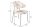 Esszimmerstuhl Samt Metall in Creme Beige Schwarz NOAH