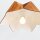 Außergewöhnliche Hängelampe Holz Furnier Teak B: 46 cm E27