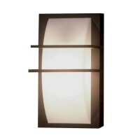 Elegante Au&szlig;enleuchte Wand IP65 wetterfest blendarm