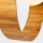 Hängeleuchte Teak Holz Furnier Glas Ø 35 cm Ring E27