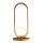 Tischlampe Holz Furnier aus Teak Glas 54 cm hoch E27 Modern