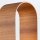 Tischlampe Holz Furnier aus Teak Glas 54 cm hoch E27 Modern
