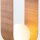 Tischlampe Holz Furnier aus Teak Glas 54 cm hoch E27 Modern