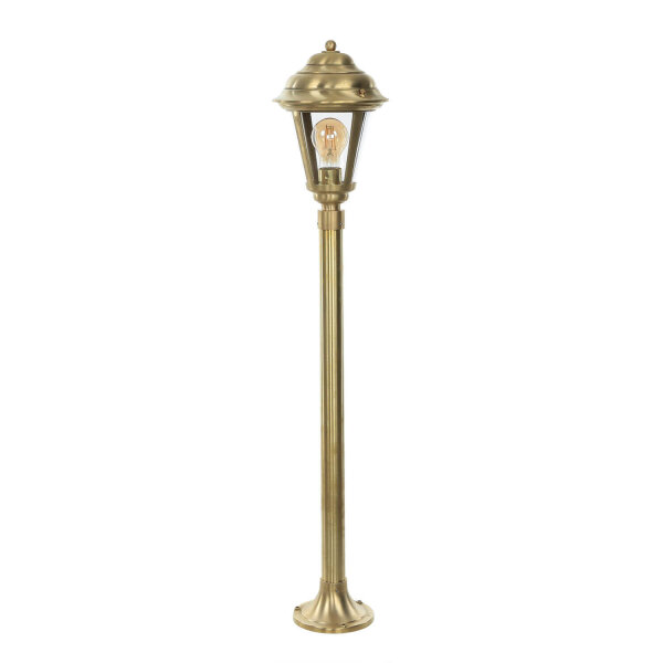 Außenleuchte Messing 100 cm IP43 E27 Rustikal Garten