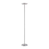 Flexibler LED Deckenfluter Stahl Touch 181 cm dimmbar