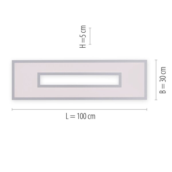 LED Deckenlampe Weiß RGB Licht dimmbar 2700-5000 K 34 W