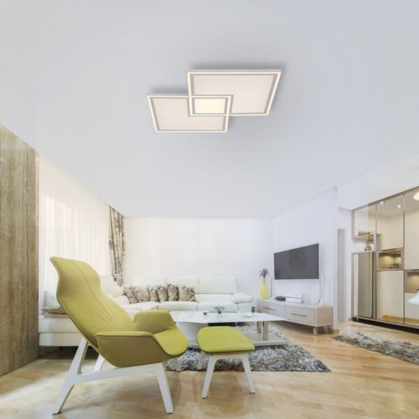 Dimmbare LED Deckenleuchte Fernbedienung 6900 lm 67 cm