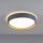LED Deckenleuchte Grau Natur Ø40 cm 3400 lm dimmbar