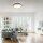 LED Deckenleuchte Grau Natur Ø40 cm 3400 lm dimmbar