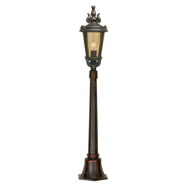 Garten Standleuchte BISHOP H:117cm in Bronze antik