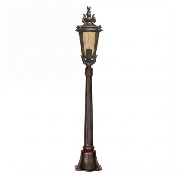 Garten Standleuchte BISHOP H:117cm in Bronze antik