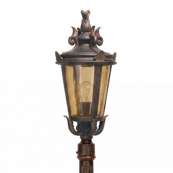Garten Standleuchte BISHOP H:117cm in Bronze antik