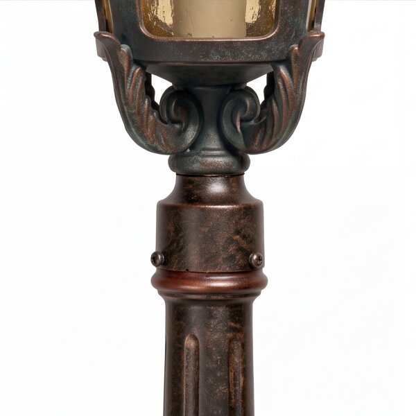 Garten Standleuchte BISHOP H:117cm in Bronze antik