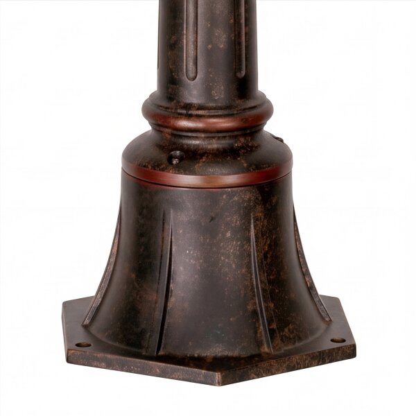Garten Standleuchte BISHOP H:117cm in Bronze antik