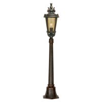 Garten Standleuchte BISHOP H:117cm in Bronze antik