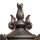 Garten Standleuchte BISHOP H:117cm in Bronze antik