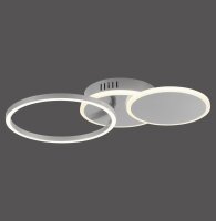 LED Deckenlampe Ring verstellbar Metall 3000K Modern