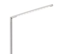 Schwenkbare LED Stehlampe in Stahl 3000 K dimmbar
