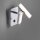 LED Wandspot in Stahl Metall beweglich 225 lm Schalter