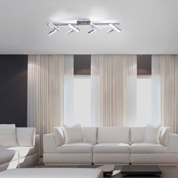 LED Deckenspot in Stahl Metall flexibel 225 lm 70 cm