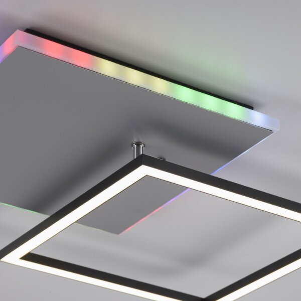 LED Deckenlampe mit Fernbedienung dimmbar Rainbow RGB