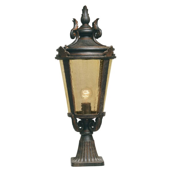 Opulente Gartenleuchte Vintage Design H:68cm E27
