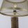 Tripod Stehlampe Holz Metall in Messing matt E27 145 cm