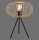 Tripod Tischleuchte Skandinavisch Holzschirm E27 41 cm