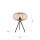 Tripod Tischleuchte Skandinavisch Holzschirm E27 41 cm