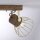 Beweglicher Deckenspot Holz Metall 64 cm E27 Vintage