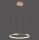 LED Hängelampe Ring in Gold Metall Ø39 cm 2450 lm 19 W