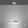 LED Hängelampe Ring in Gold Metall Ø39 cm 2450 lm 19 W