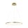 LED Hängelampe Ring in Gold Metall Ø60 cm 3670 lm 29 W