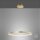 LED Hängelampe Ring in Gold Metall Ø60 cm 3670 lm 29 W