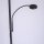 Dimmbarer LED Deckenfluter Schwarz Touch 193 cm Lesearm