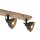 Industrial Deckenspot Holz Metall Schwarz E14 74 cm