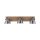 Industrial Deckenspot Holz Metall in Eisen E14 74 cm