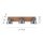 Industrial Deckenspot Holz Metall in Eisen E14 74 cm