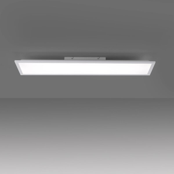 Weiße LED Deckenleuchte flach blendarm 100 cm 2430 lm